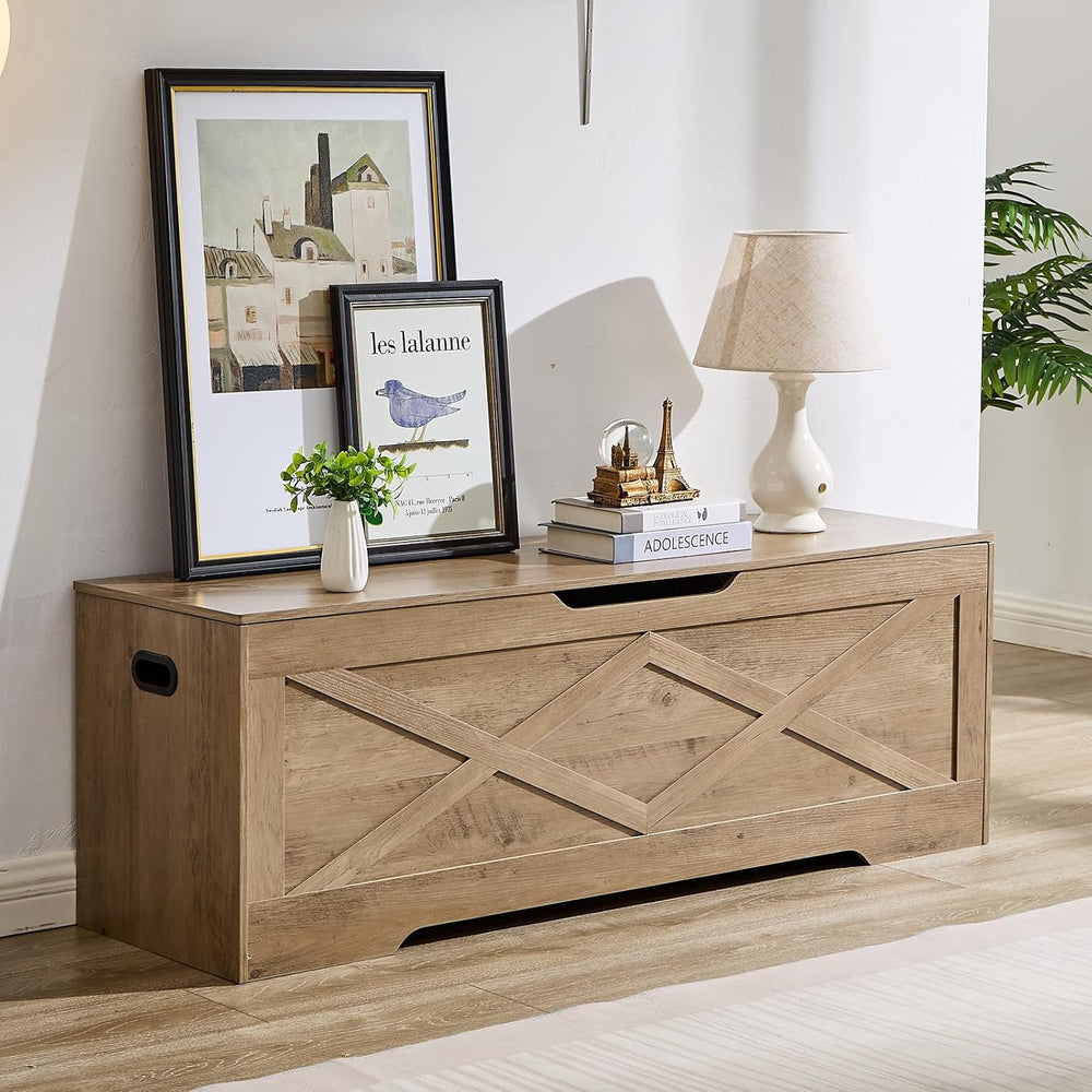 55.1" Storage Bench,Storage Chest for Entryway, Mudroom & Bedroom | ...
