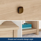 Sauder River Ranch Nightstand W/Drawer, Harvest Walnut Finish