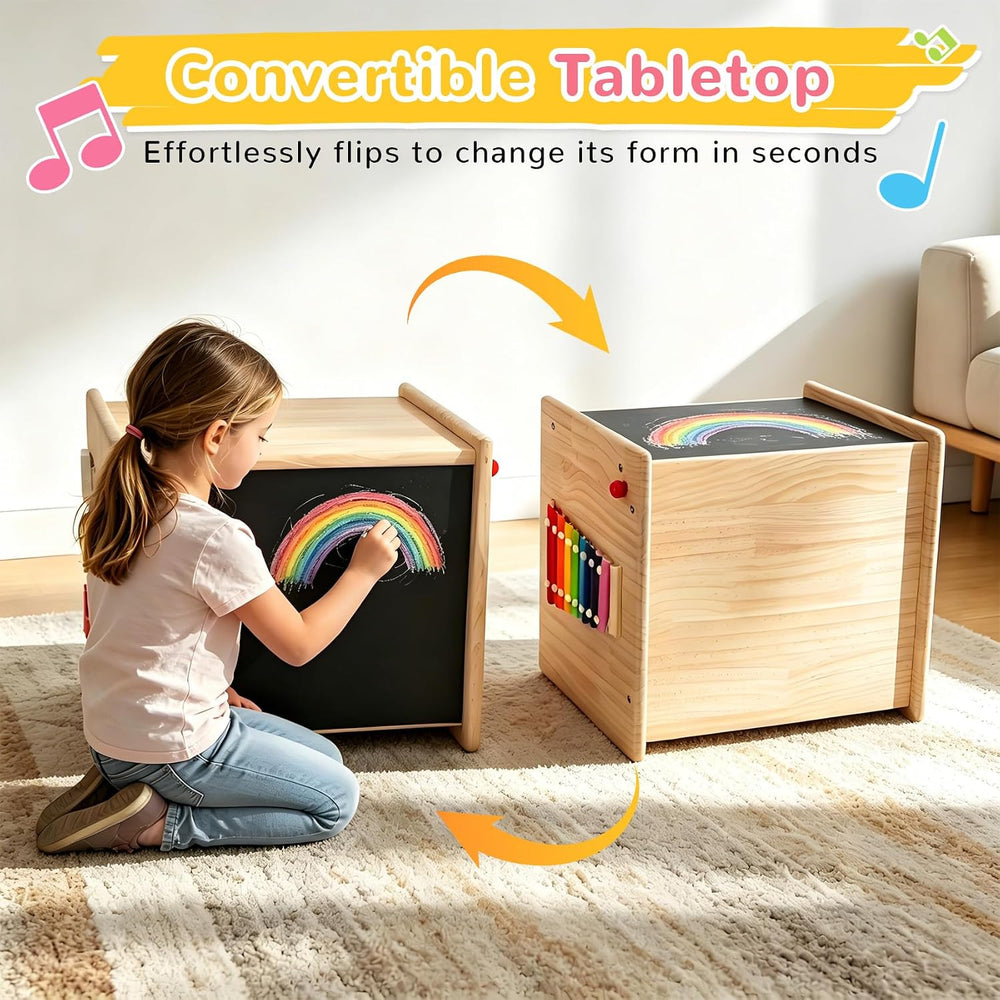 Montessori Weaning Table and Chair Set for Toddlers Age 1-3, Multi-Sensory | ...