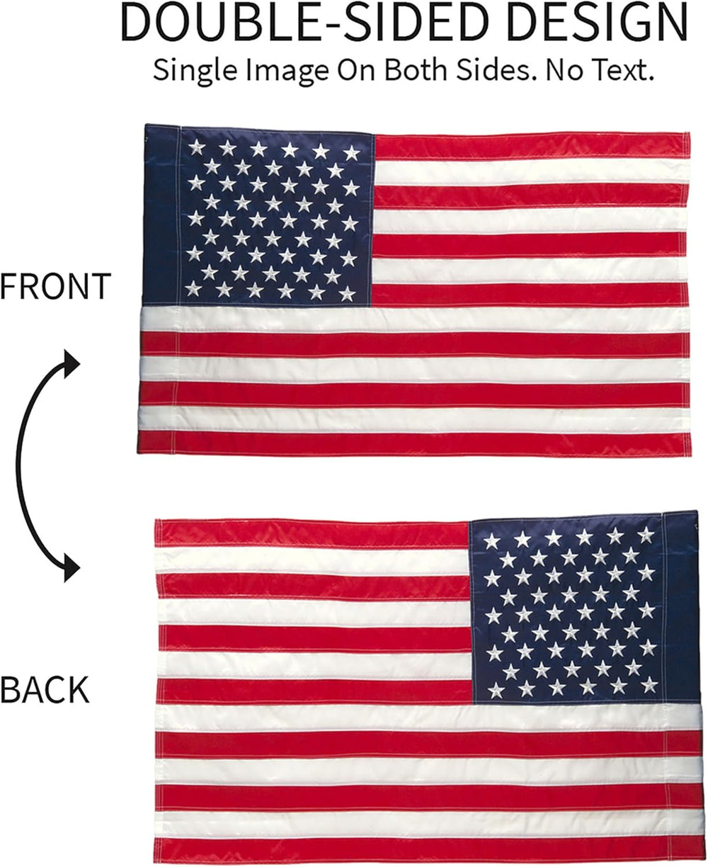 Evergreen Flag American Flag 3x5 Estate Size | Heavy Duty Outdoor Premium 310...