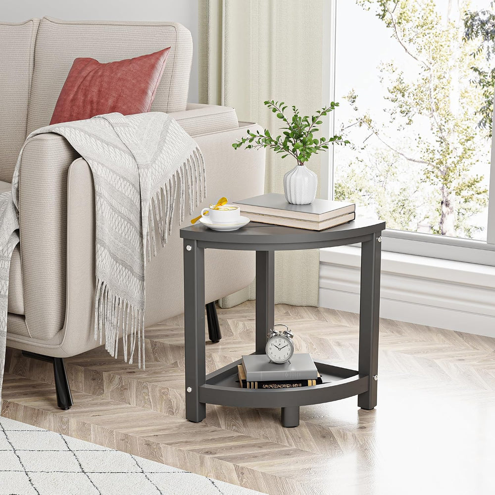 Shower Stool for Inside Shower Corner Shower bench with Storage Shelf Grey