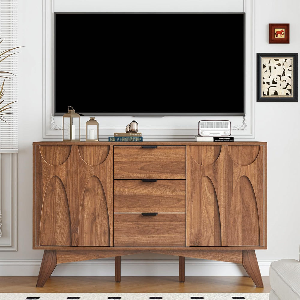 Bifins Buffet Cabinet with Storage, 47.2" Storage Cabinet with 3 Drawers...
