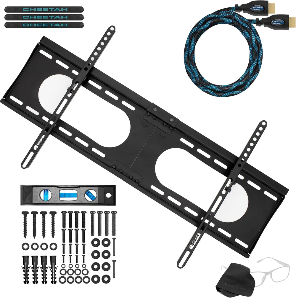 Cheetah Tilt TV Wall Mount for Samsung Neo QLED TVs, 1.5” Profile, Fits 24” S...