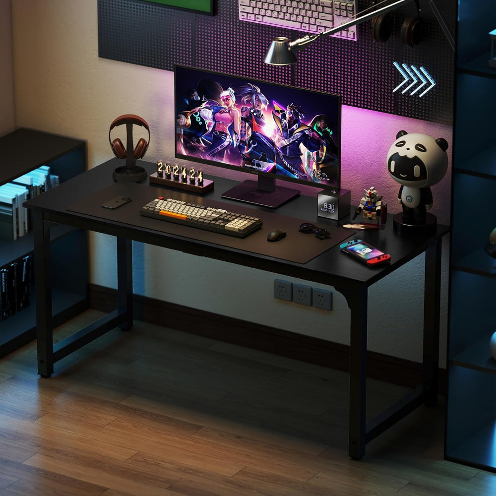 NSdirectModern Computer Desk 63 inch Large Office Desk Writing Study Table fo...