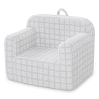 Delta Children Checkered Cozee Chair, Grey