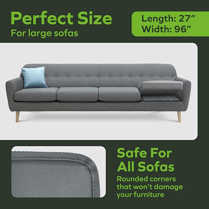 BEN'SHOME® Extra Large Couch Cushion Support for fix Sagging Seats - Heavy Duty Solid .5" Wood Sofa Support Board | 82"-96" x 27" Under Cushion Insert | Non-Slip | 400 LB Capacity