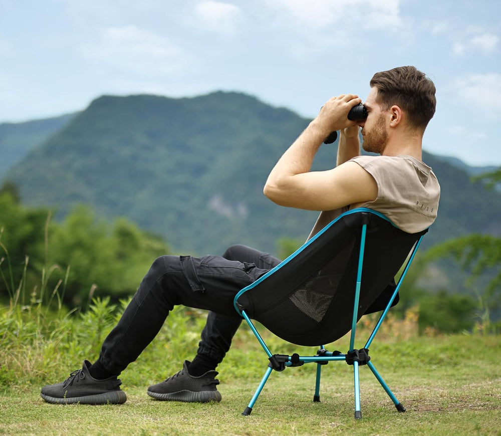 MARCHWAY Lightweight Folding Camping Chair, Compact Stable, Holds 330 lbs