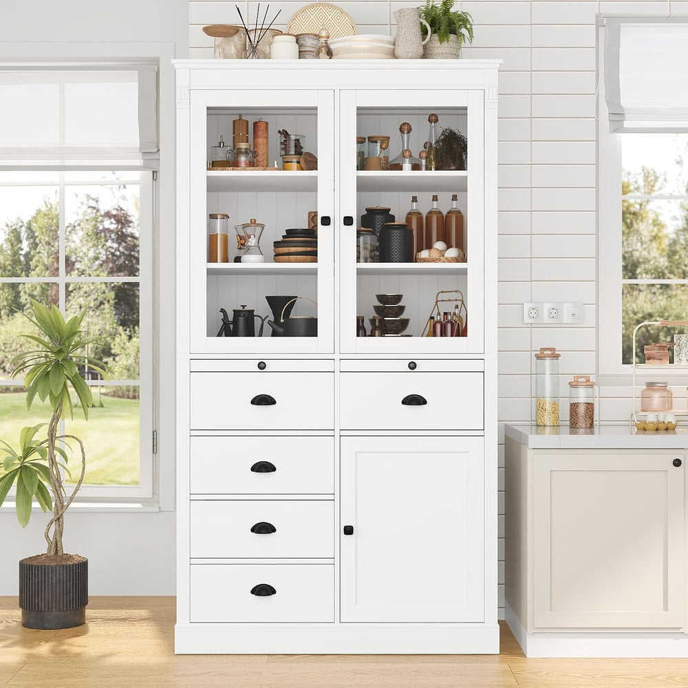 roomfitters 72" Kitchen Pantry Organizers and Storage Kitchen Cabinet, S...