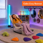 Special Supplies Sensory Rocking Chair for Kids, Preteens - Comfortable Preteen Rocker- Versatile Floor Chair with Soft Fabric and Stability for Playroom, Bedroom Ages 8-12