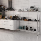 14" Deep x 60" Wide x 54" Height Wire Shelving Kit | 3-Tier | NSF Commercial Storage Rack Unit