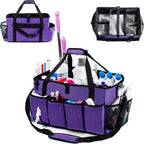 XL Professional Cleaning Caddy for Cleaning Suppliers, 17" Wearable Cleaing Bag for Housekeepers, Cleaning Organizer, Detailing Bag