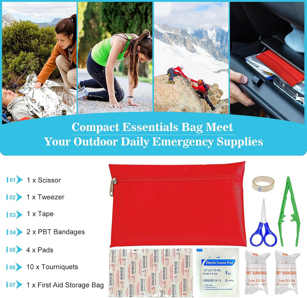 Car Emergency Roadside Tool kit,Road Side Safety Assistance Kit for Women Men...