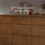 Babyletto Kids 9-Drawer Baby Dresser, GREENGUARD Certified, Natural Walnut | TSCA-Compliant, Boho-Inspired Wooden Dresser for Nursery, Bedroom & Living Room, Ships Fully Assembled, Anti-Tip Kit Included