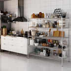 24" Deep x 60" Wide x 64" Height Wire Shelving Kit | 5-Tier | NSF Commercial Storage Rack Unit