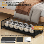 Under Bed Storage Containers With Wheels 54L Large Underbed Shoes Blankets Clothes Toy Storage Drawers For College Dorms Bedrooms Nursery Rooms Organization… (Black 2 Pack, XXL(36"x16.6"x7.28"))