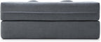 75" Convertible Folding Sofa Bed, 2-in-1 Full Size Floor Boneless Couch Bed, Loveseat sleeper Couch, Memory Foam Floor Sofa Sleeper SofaBed, Small couches for small spaces, No Assembly (Grey)