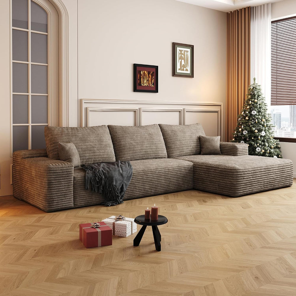 AUGOP 108" Sectional Couches for Living Room Modern Modular Sofa with L-...