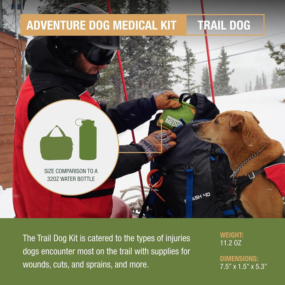 Adventure Medical Kits Trail Dog Medical Kit - Pet First Aid Kit with Dressin...