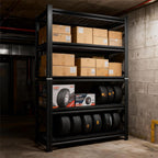 35''W Wire Shelving Unit, 3000 Lbs Heavy-Duty Garage Storage Shelves, 5-Tier Adjustable Reinforced Shelves for Laundry Rooms, Basements, Kitchens&Outdoor (35''W*16''D*72''H, 5-TIER-wire shelving)