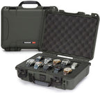 NANUK 910 Waterproof Watch Case with Foam Insert, Olive