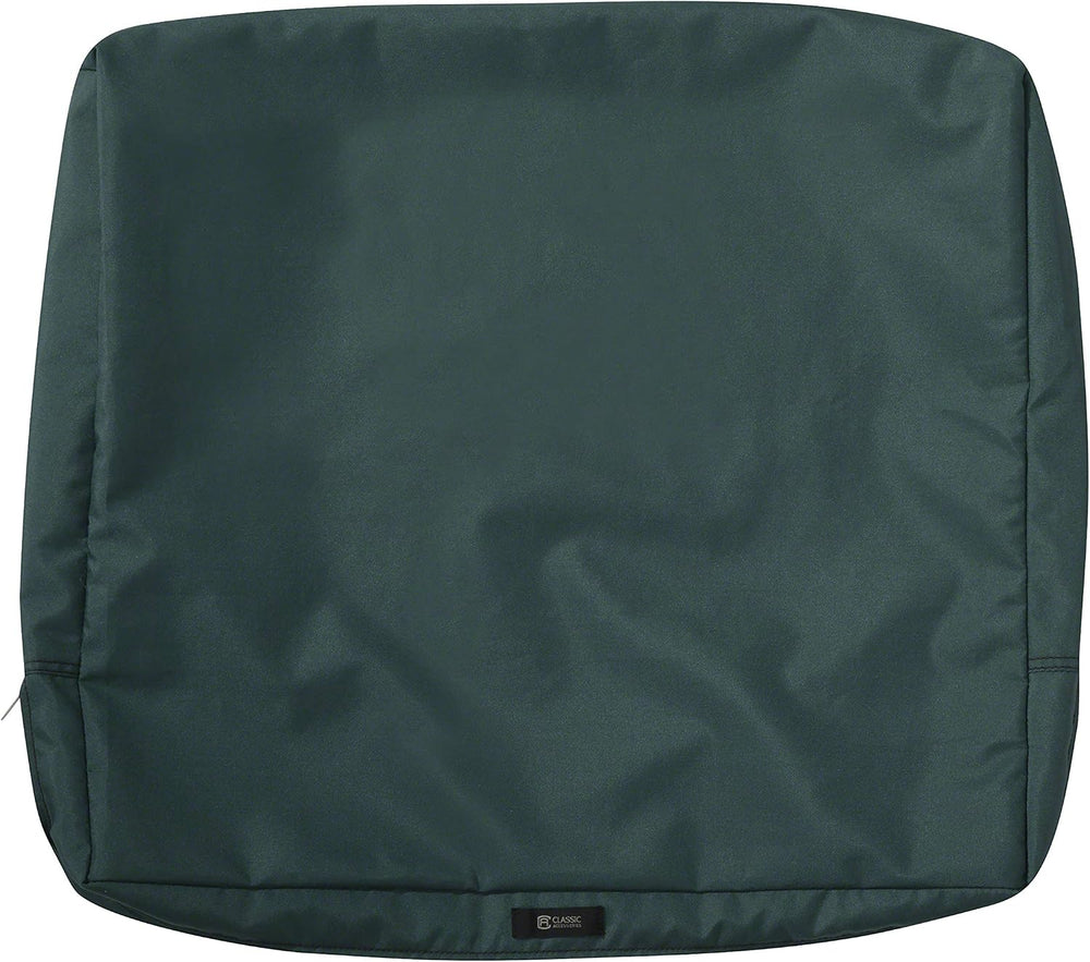 Classic Accessories Ravenna Water-Resistant 21 x 20 x 4 Inch Patio Back Cushi...