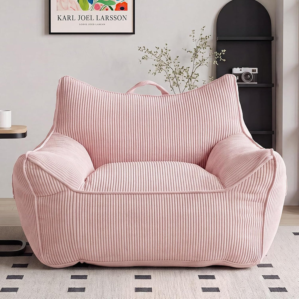 Vipbear Bean Bag Chair for Adults, Chair with Memory Foam | 35.5" Cordur...
