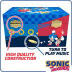 Sonic Musical Jewelry Box for Girls | Jewelry Box with Spinning Sonic Figurine, Sonic Toys for Kids Ages 3-5