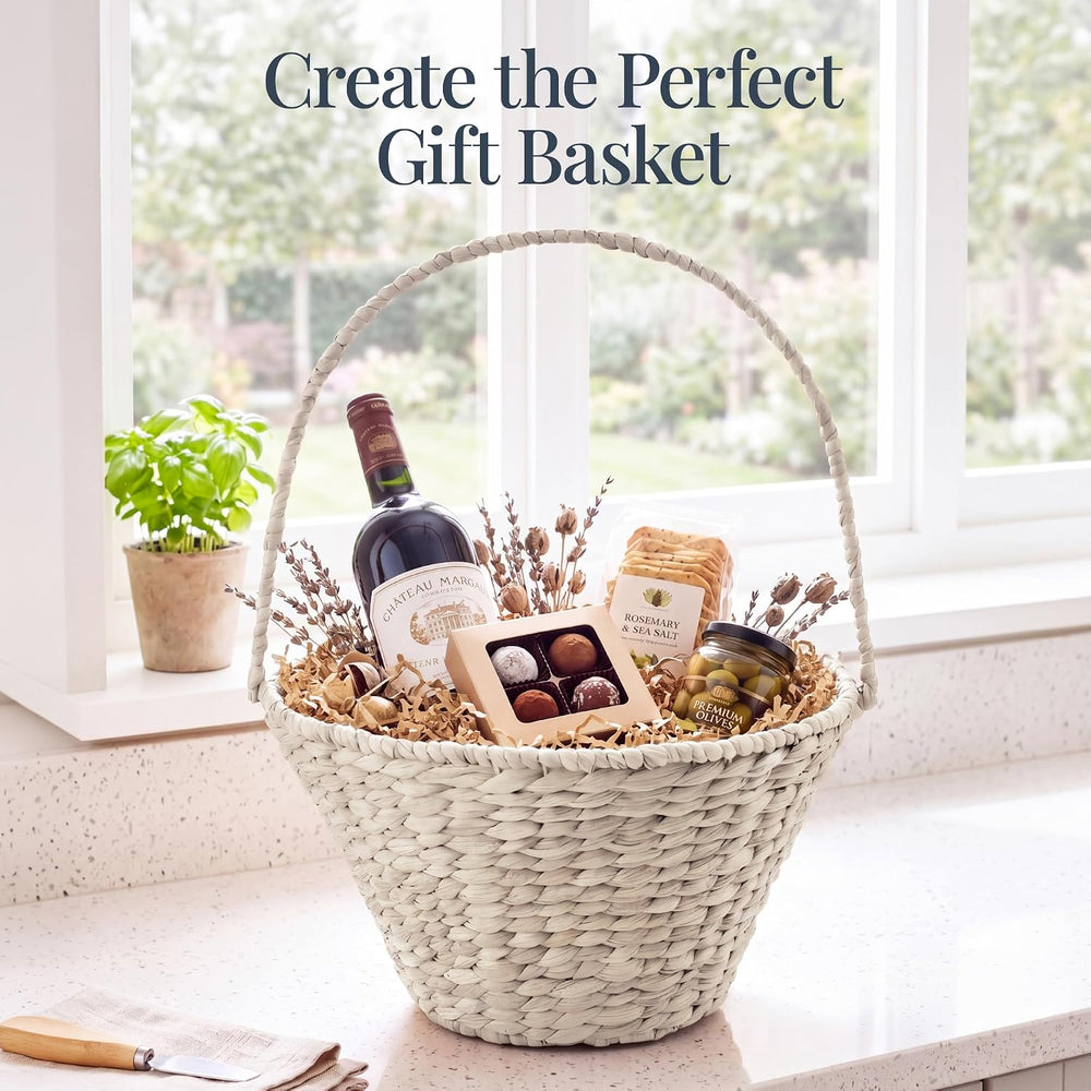 Best Choice Products Woven Large Gift Basket For DIY Halloween Boo Baskets, H...