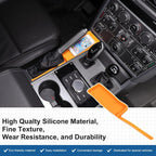 Center Console Organizer Compatible with INEOS Grenadier 2020-2024, Center Console Hand Brake Storage Box Armrest Organizer Insert Tray Accessories (Orange)