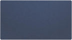 Nekmit Leather Desk Blotter Pad 36 x 20 Inches, Flat, Non-Slip, Waterproof, Blue