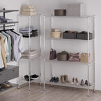 18" Deep x 48" Wide x 74" Height Wire Shelving Kit | 4-Tier | NSF Commercial Storage Rack Unit