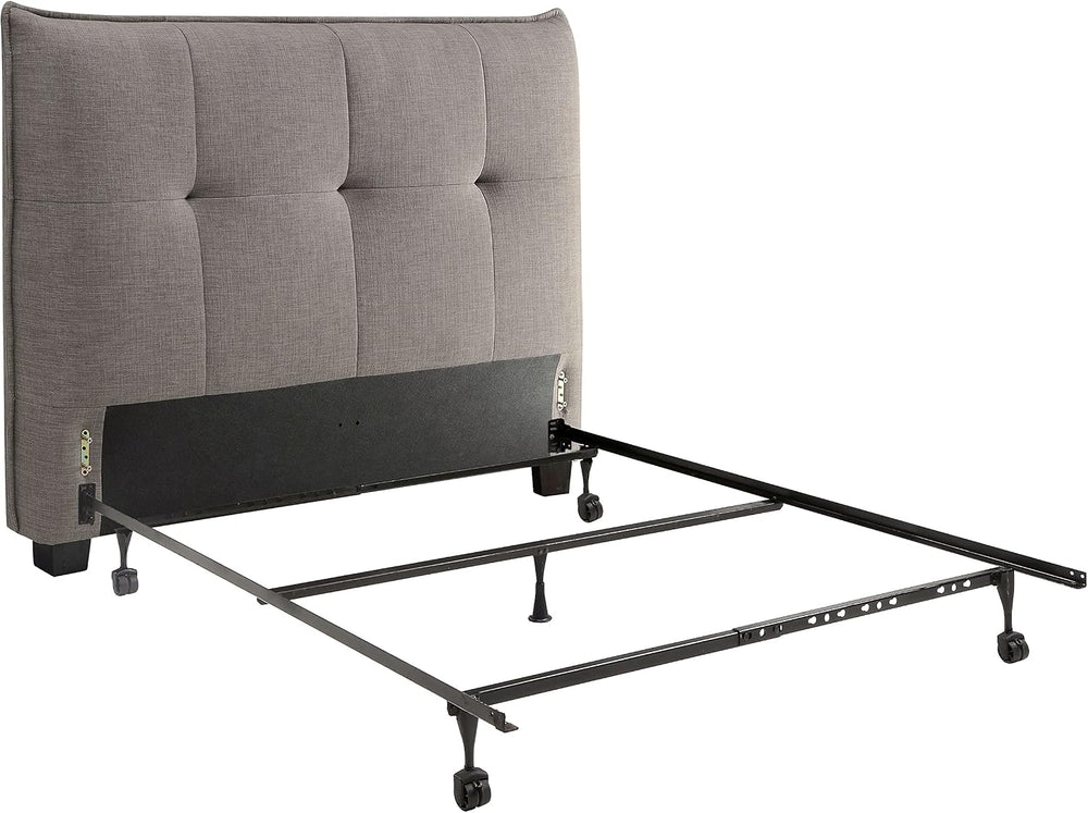 Modus Furniture Geneva Adona Upholstered Headboard, Dolphin Linen, King