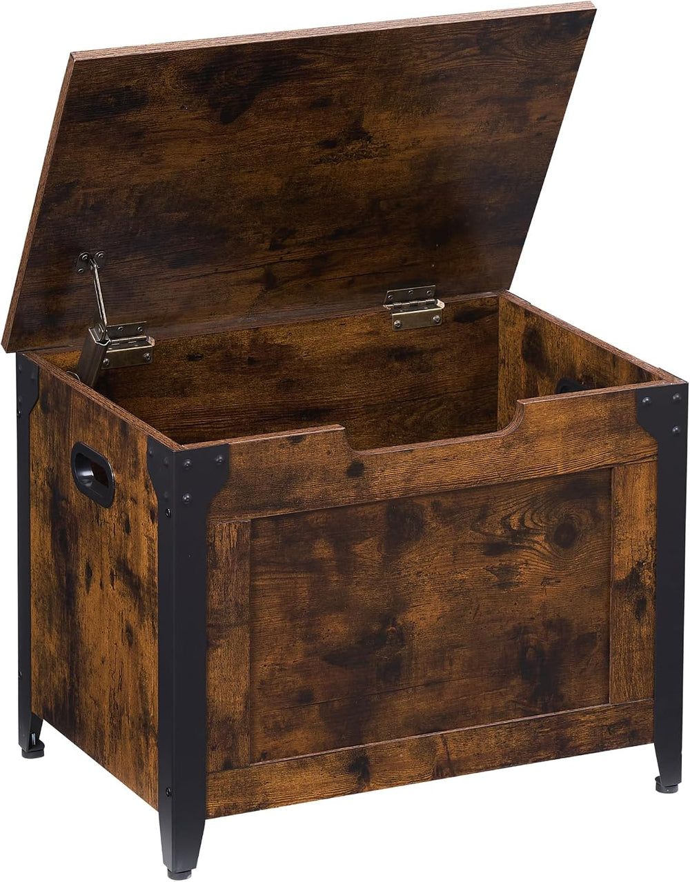 GAOMON 23.6" Storage Chest, Storage Bench with Safety Hinge | Farmhouse ...