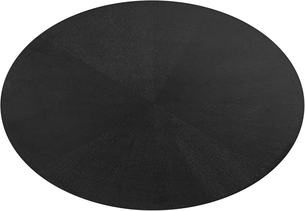 Modway Crossroads 63" Oval Wood Dining Table, Wood Veneer, Seats 6, Easy...