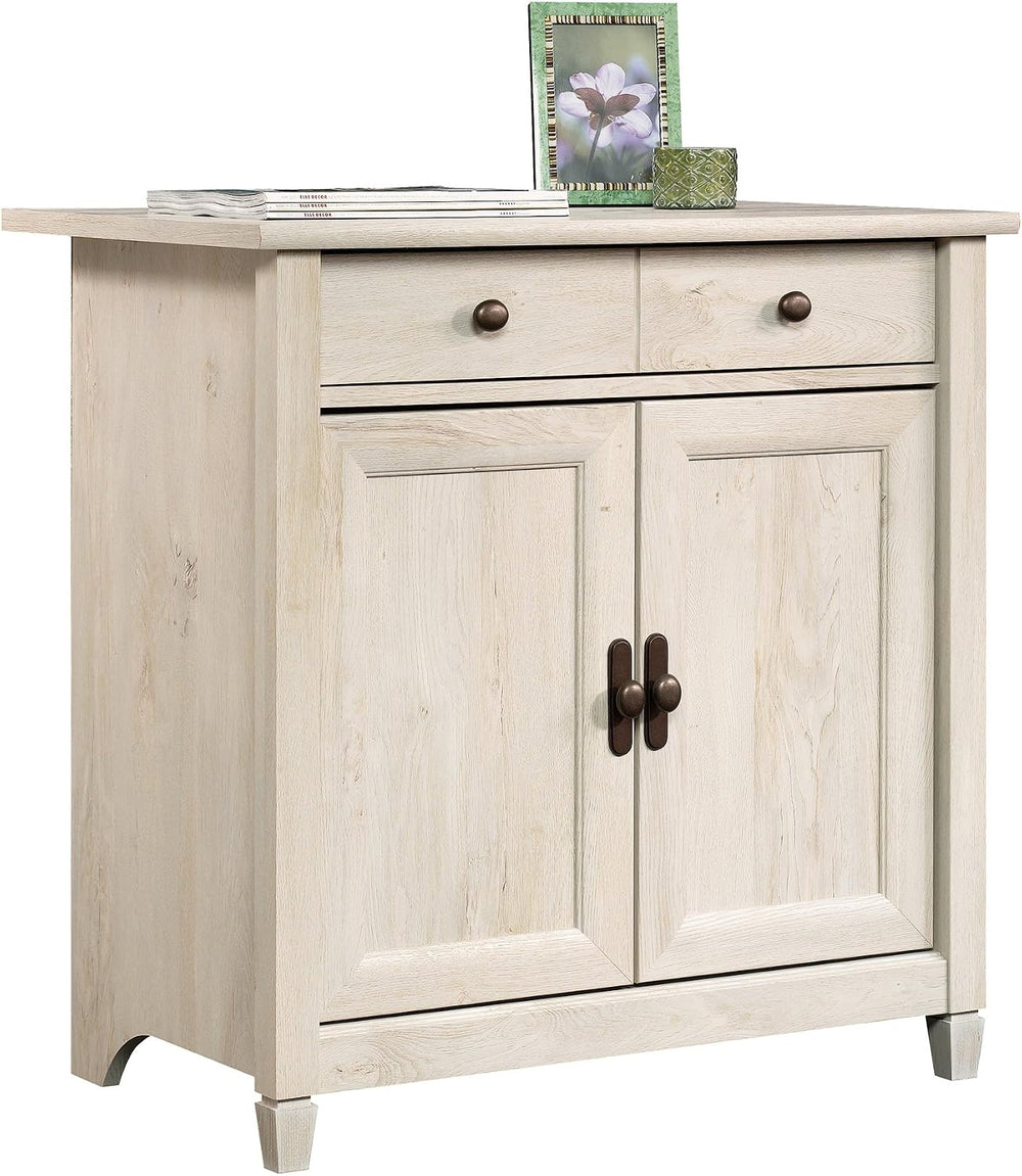 Sauder Edge Water Accent Storage Cabinet with Doors, Utility Cabinet, in Chal...