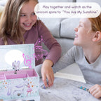 Ballerina Unicorn Kids Jewelry Box for Girls & Little Girls Jewelry Box Organizer - A unicorn music box gift