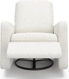 Graco Teddi Nursery Power Recliner Swivel Glider, Ivory Boucle | Electronic Power Recline, OEKO-TEX 100 Certified, USB-A & USB-C Charger, Premium Cushioning & Comfort, Glider Rocking Chair