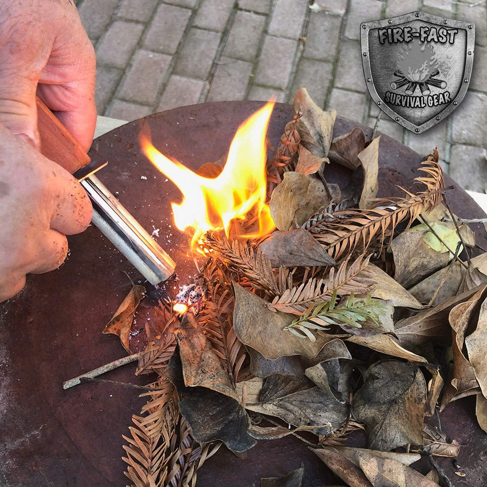 Fire-Fast Trekker. Best Emergency Waterproof Survival Fire Starter. Magnesium...