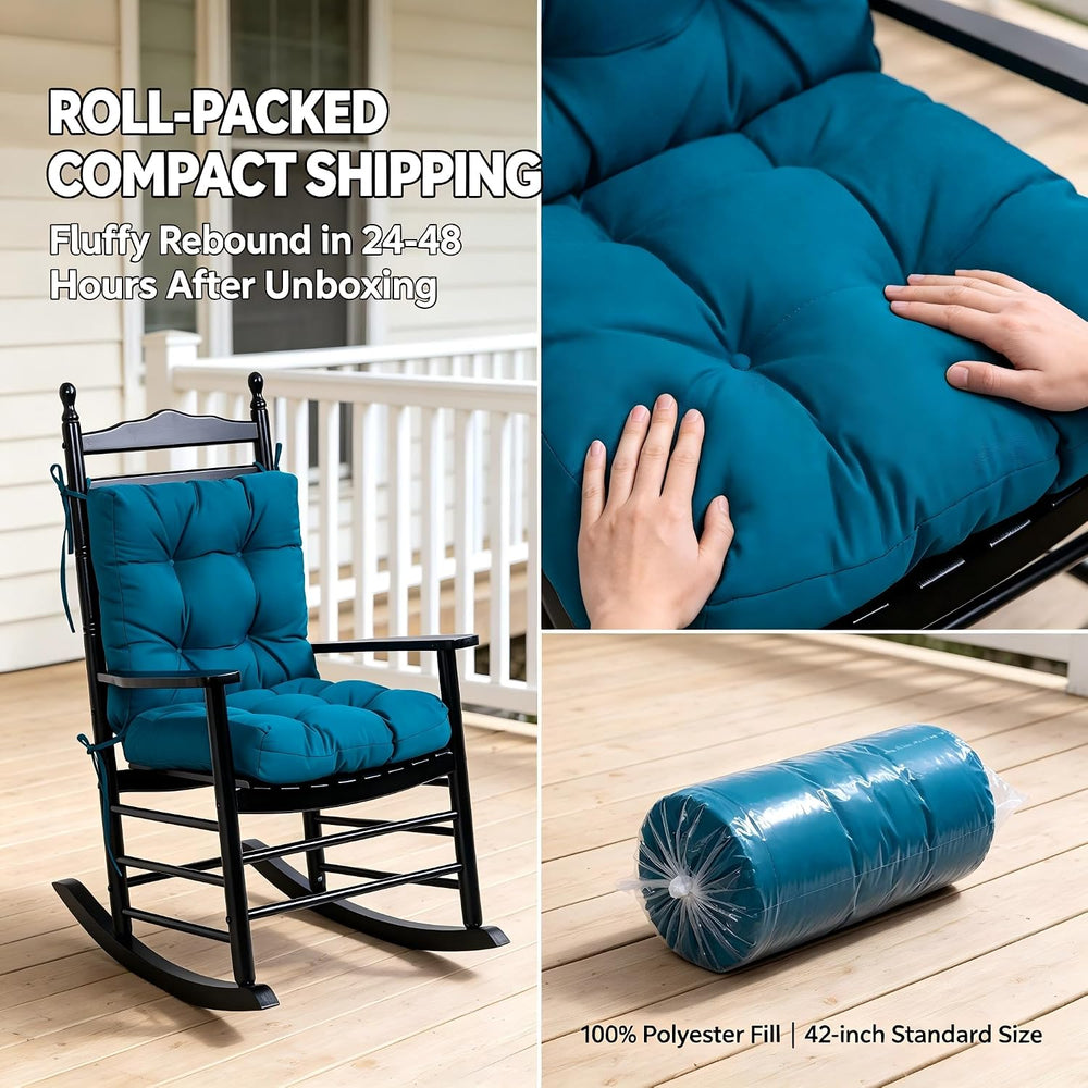 QILLOWAY Outdoor Chair Cushion for Patio Furniture, Waterproof Patio Cushions...