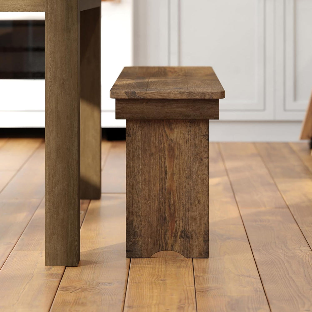 Flash Furniture Hercules Series 40" x 12" Commercial Grade Rustic S...