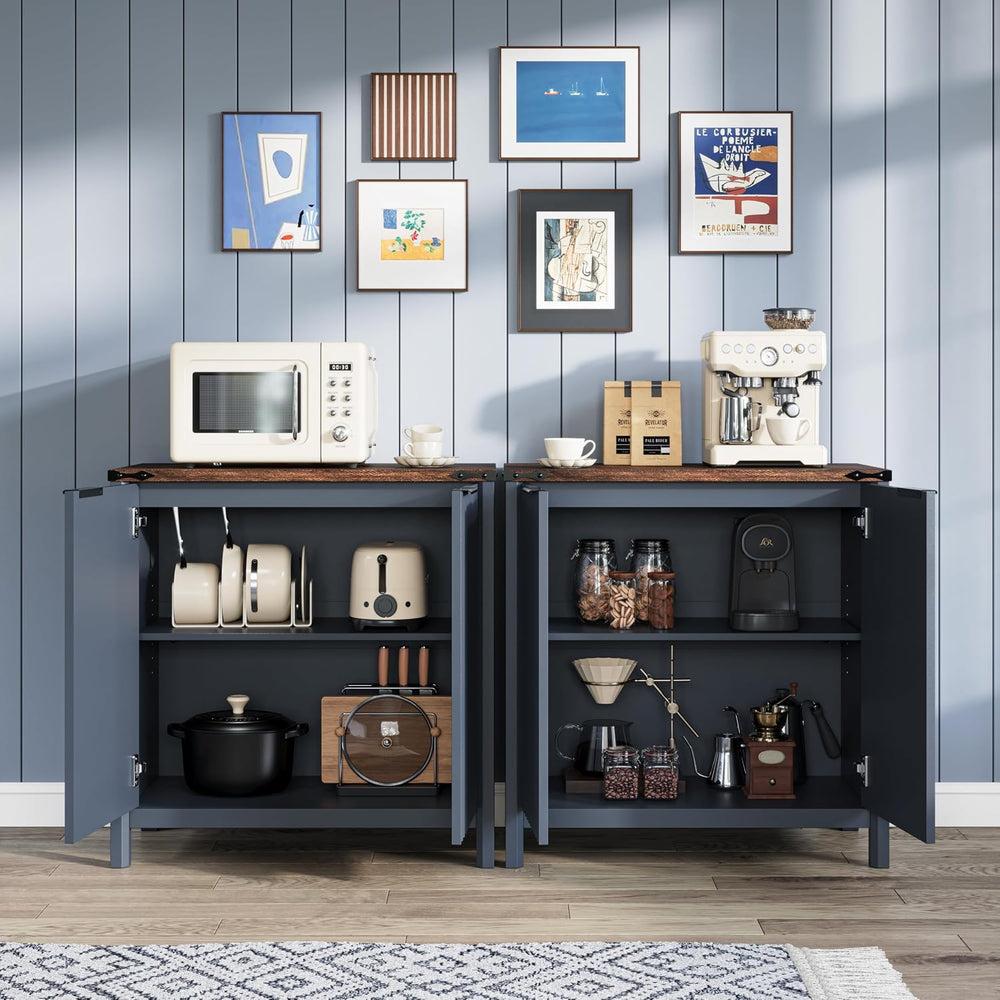 BuildHom 32" Sideboard Buffet Cabinet with Storage, Coffee Bar Cabinet