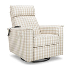 Namesake Willa Deluxe Power Recliner & Swivel Glider with Heat and Massage, Built-in USB Charging Port, Adjustable Headrest and Lumbar Support | Greenguard Gold and CertiPUR-US® Certified