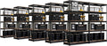 HOMEDANT 5-Tier Laminated Boltless Heavy Duty Metal Shelving Unit Adjustable Garage Storage Utility Rack Shelves Organization Multipurpose Shelf Warehouse Industrial (10, (L) 39.8" W, Black)
