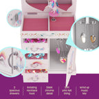 Pretty Me Unicorn Musical Jewelry Box for Kids - Gifts for Girls, Ages 3-8, Best Princess Room Toys Gift for Age 3, 4, 5, 6, 7, 8 Year Old Little Girl - Birthday Present Toy Ideas Music