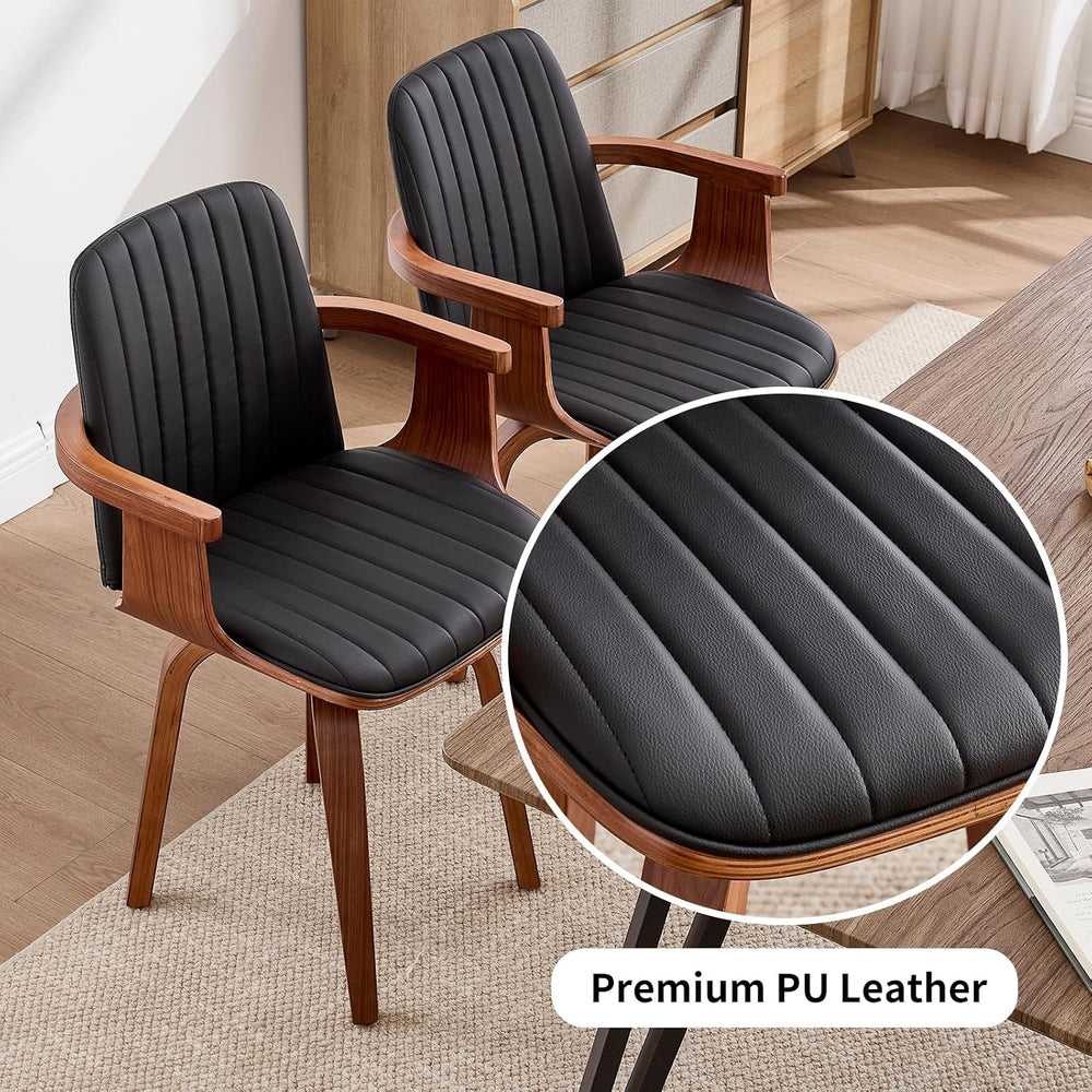 VipDesk Dining Chairs Set of 2 - Mid Century Modern Swivel Kitchen Chairs for...