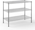 24" Deep x 42" Wide x 34" Height Wire Shelving Kit | 3-Tier | NSF Commercial Storage Rack Unit