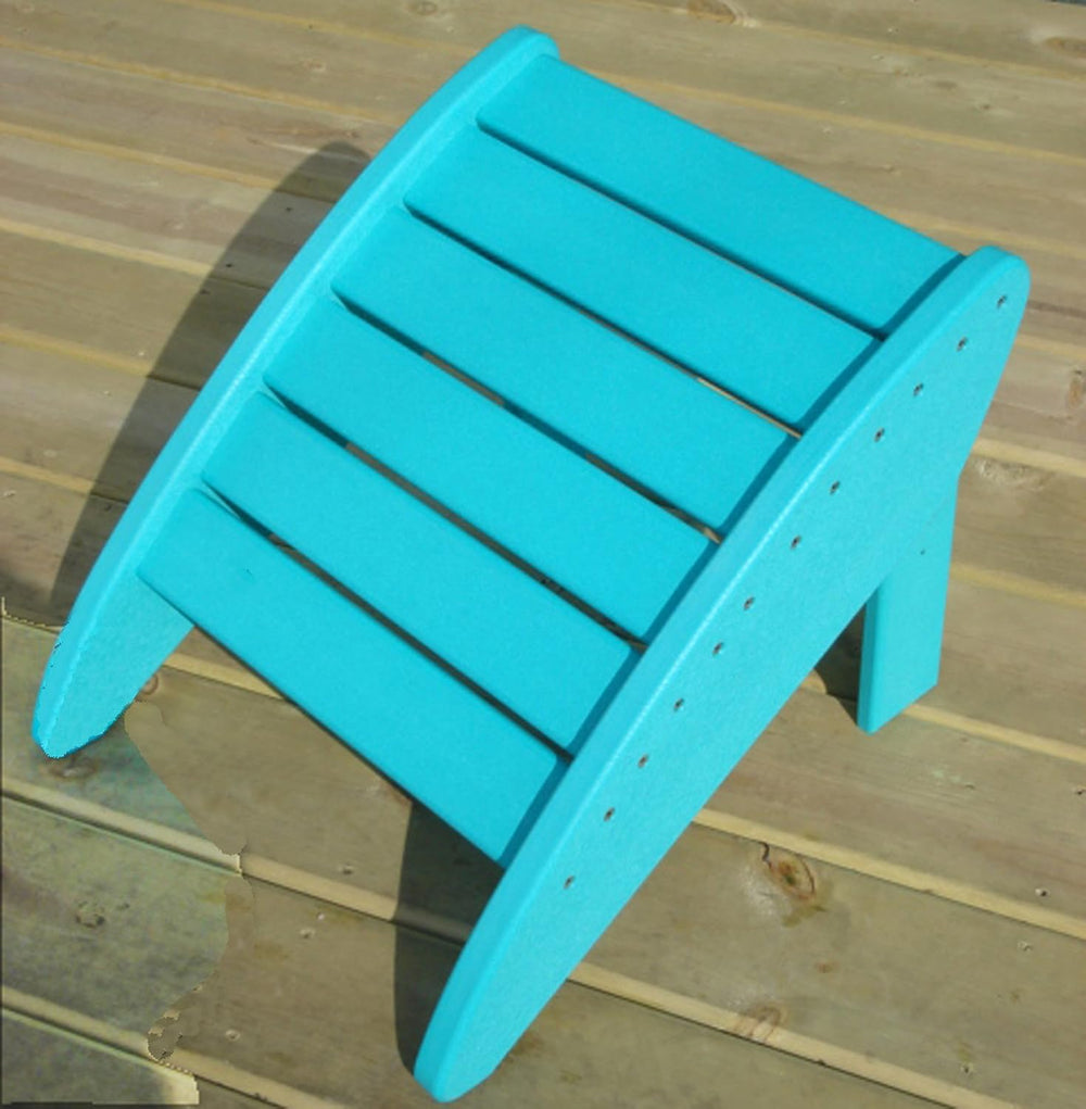 Phat Tommy Poly Adirondack Chair Ottoman - Outdoor Chair Footrest - All Weath...