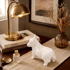 Highland Cow Ring Holder Dish - Cute White Highland Cow Gifts for Women | Jewelry Trinket Holder Tray for Ring, Earring, Necklace, Cute Highland Cow Room Decor Gifts for Women Mom Friends