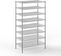 24" Deep x 42" Wide x 74" Height Wire Shelving Kit | 8-Tier | NSF Commercial Storage Rack Unit