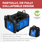 TRUNKCRATEPRO Car Trunk Organizers | Trunk Organizer, Car Storage Organizer - Premium Compartments Collapsible Portable car trunk organizers and storage for SUV (Large Capacity)